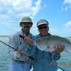 Jimmy & I with a 11LB Mutton Snapper caught on Fly 2006